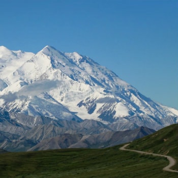 Mountain views at Denali National Park