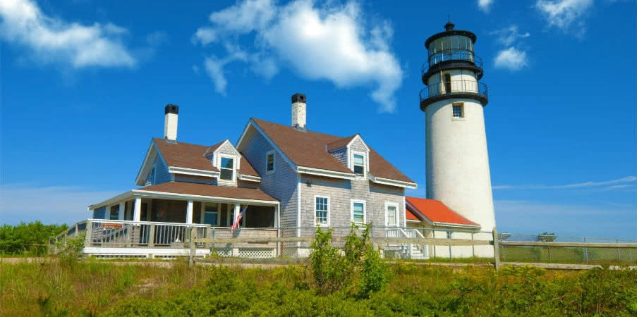 Truro Lighthouse on Cape Cod, Massachusetts, USA